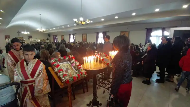 Hatay'da St. İlyas Rum Ortodoks Kilisesi'nde Noel Ayini Düzenlendi