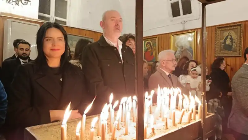 İskenderun Da 24 Aralık Gecesi Düzenlenen Noel Ayini Ile Hz. İsa’nın Doğumu Coşkuyla Kutlandı.
