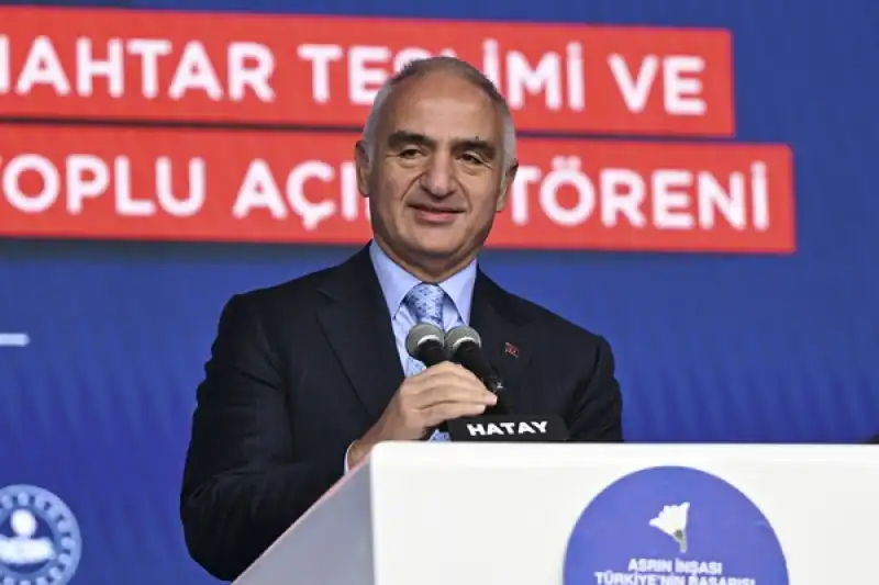 Kültür Ve Turizm Bakanı Mehmet Nuri Ersoy, Hatay'da Konuştu: