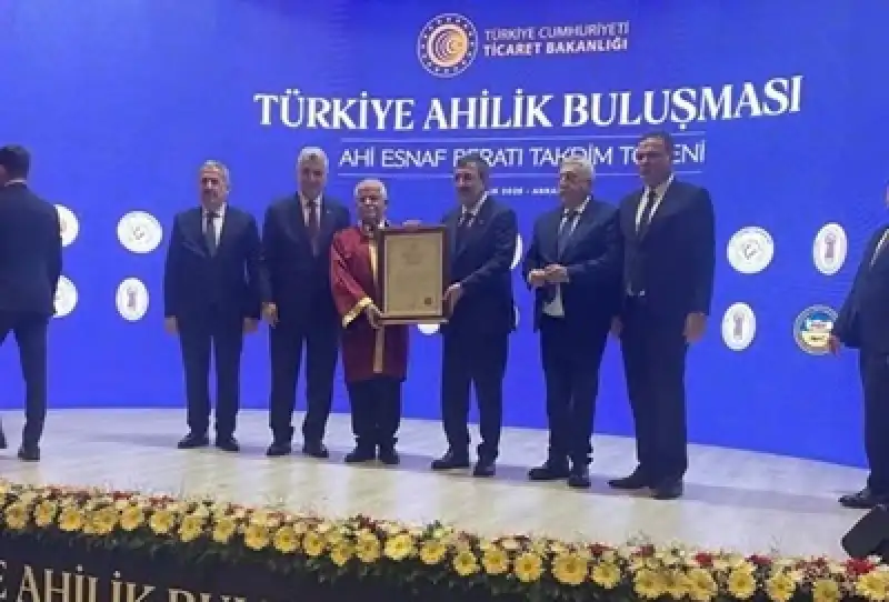 Ahi Esnafının Beratı Hatay Fırıncılar Odasına Verildi