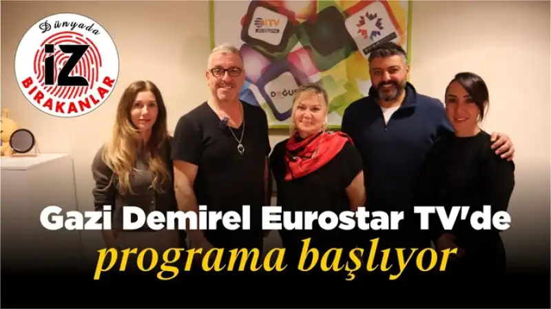 TV Kanalı Euro Star TV, Hataylı Sanatçı Gazi Demirel Ile El Sıkıştı