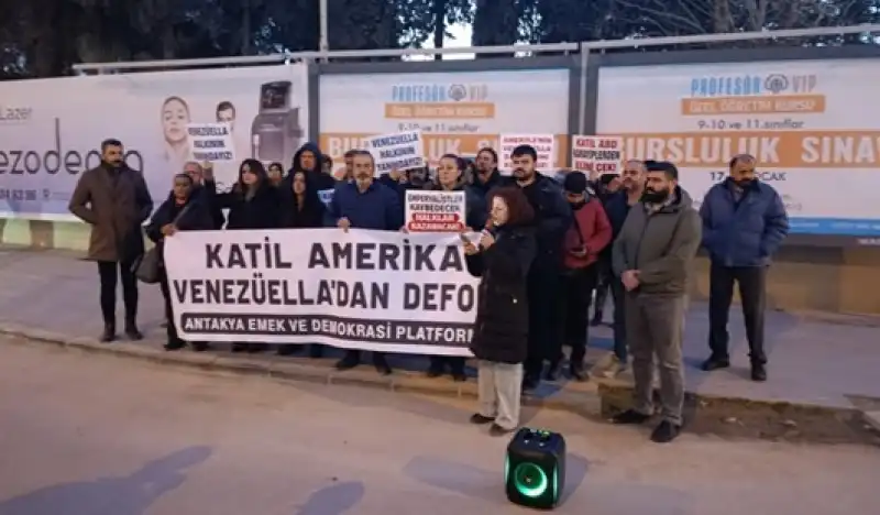 Antakya Emek Ve Demokrasi Platformu’ndan ABD’ye Kınama