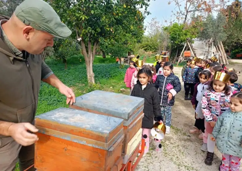Minikler Balın Serüvenini Yerinde Öğrendi