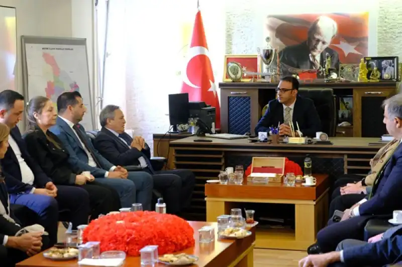  Başkan  Özgün, CHP Ordu Milletvekili Seyit Torun’u Ağırladı