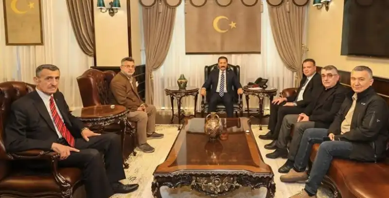 Vali Masatlı HESOB Yönetimini Kabul Etti