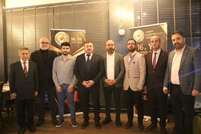 Hatay Gazeteciler Cemiyeti’nden 10 Ocak’ta Anlamlı Buluşma !