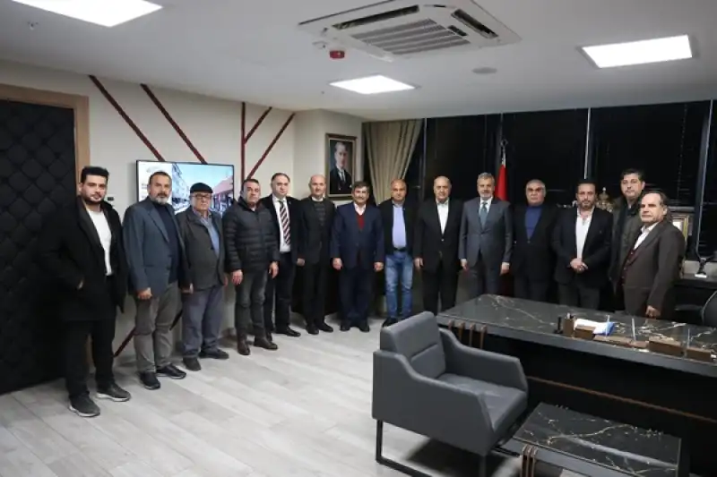 TOSYÖV Hatay Destekleme Derneği’nden Hatay Büyükşehir Belediyesi’ne Ziyaret