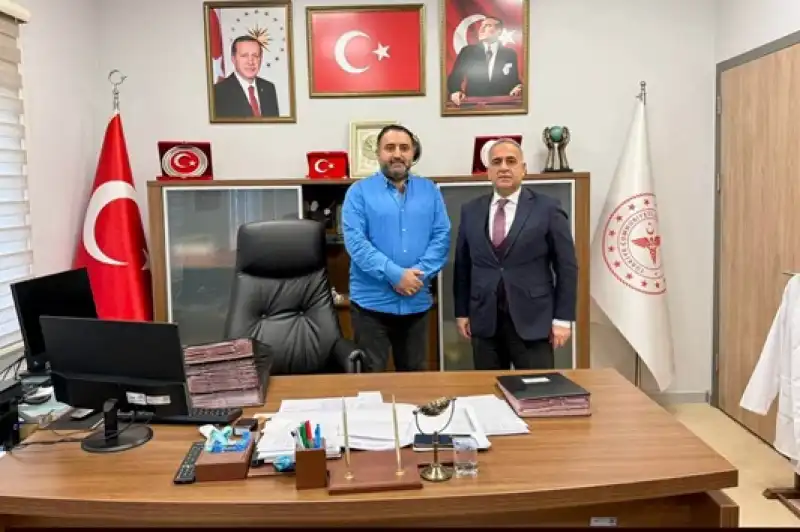 Rıfat Sarı’dan Başhekim Kavvasoğlu’na Hayırlı Olsun Ziyareti