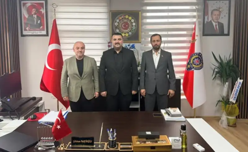Başkan Yalçın’dan Samandağ İlçe Emniyet Müdürü Nacioğlu’na Ziyaret