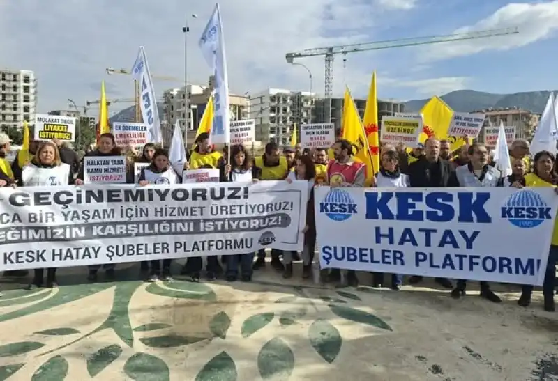 KESK: “Geçinemiyoruz, Emeğimizin Karşılığını İstiyoruz”