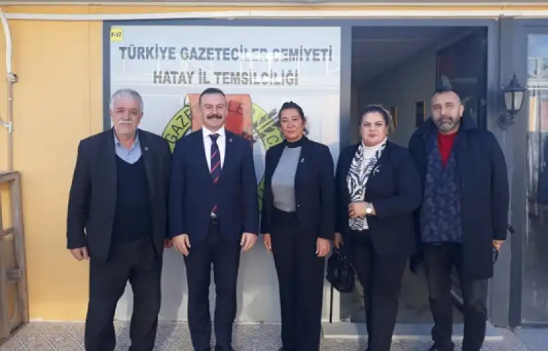 Zafer Partisi Hatay Il Başkanı Serhat Tabancadan TGC Temsilciğine Ziyaret