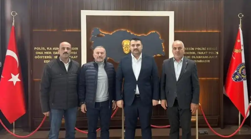 Emniyet Müdürlüğüne Anlamlı Ziyaret