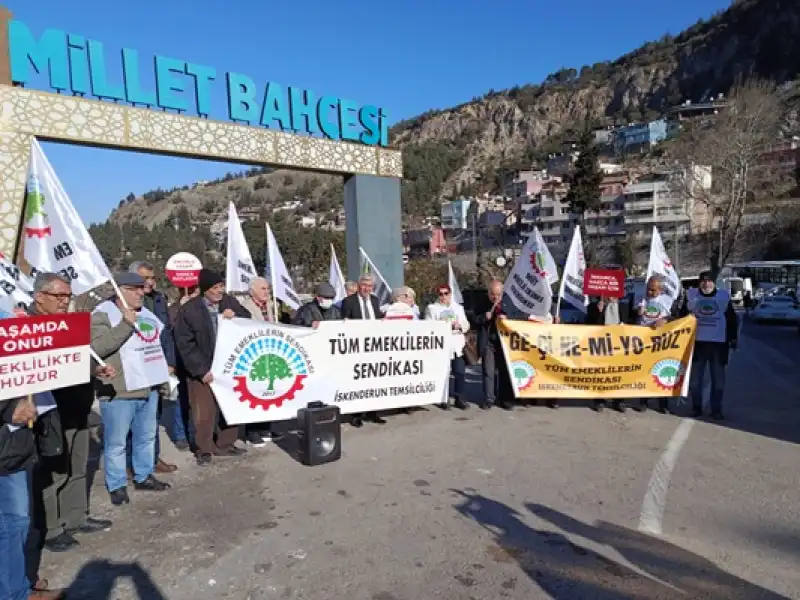 Emeklilerden Sorunlarını Içeren Basın Açıklaması
