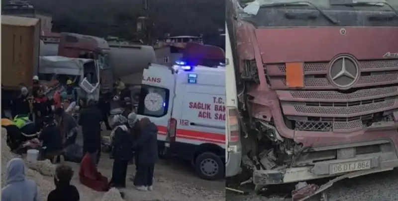 Belen’de Buzlanma Nedeniyle Zincirleme Kaza: 4 Yaralı!