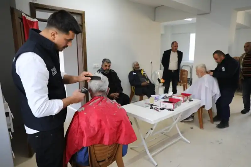 HBB’den Dezavantajlı Vatandaşlara Sahada Berber Hizmeti