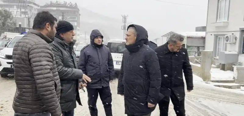 Belen’de Kar Yağışı Etkisini Artırdı