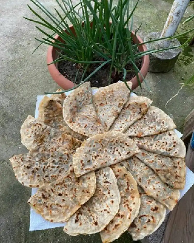 Hatay’ın Hamarat Kadınları ıspanaklı Börek Yapıyor! 