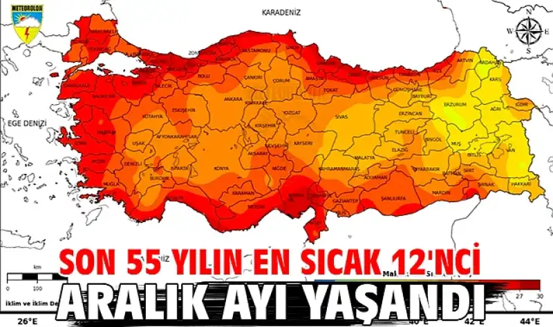 2025 Aralık Ayı, Son 55 Yılın En Sıcak 12. Aralığı Oldu