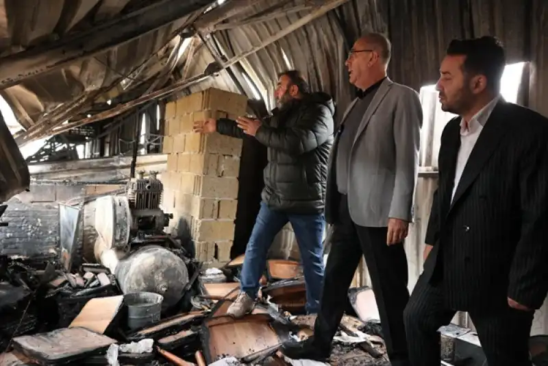 Sanayi Sitesi’nde Meydana Gelen Yangından Etkilenen Esnafa ‘Geçmiş Olsun’ Ziyareti