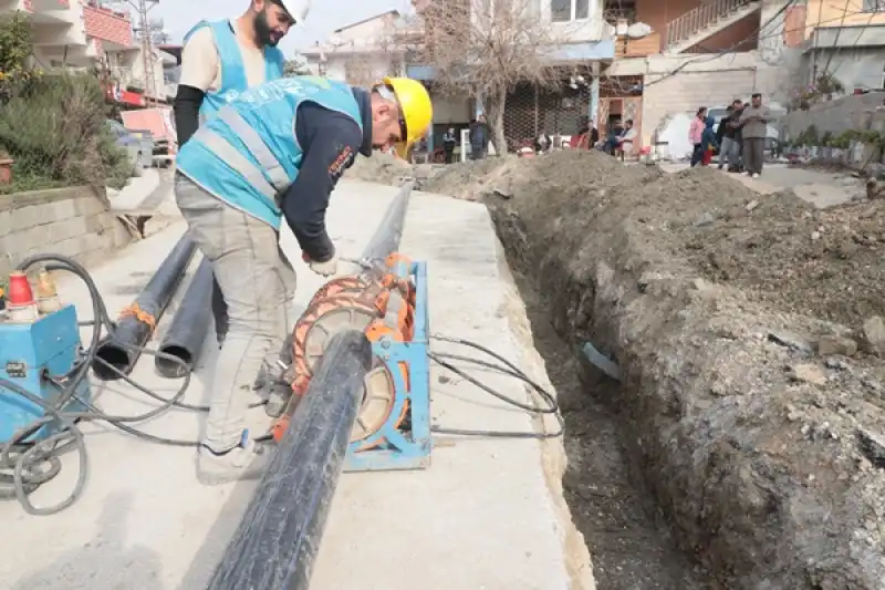Samandağ Tekebaşı Grup Içme Suyu Projesi Yüzde 83 Seviyesine Ulaştı