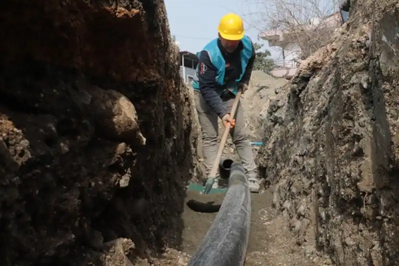Samandağ Tekebaşı Grup Içme Suyu Projesi Yüzde 83 Seviyesine Ulaştı
