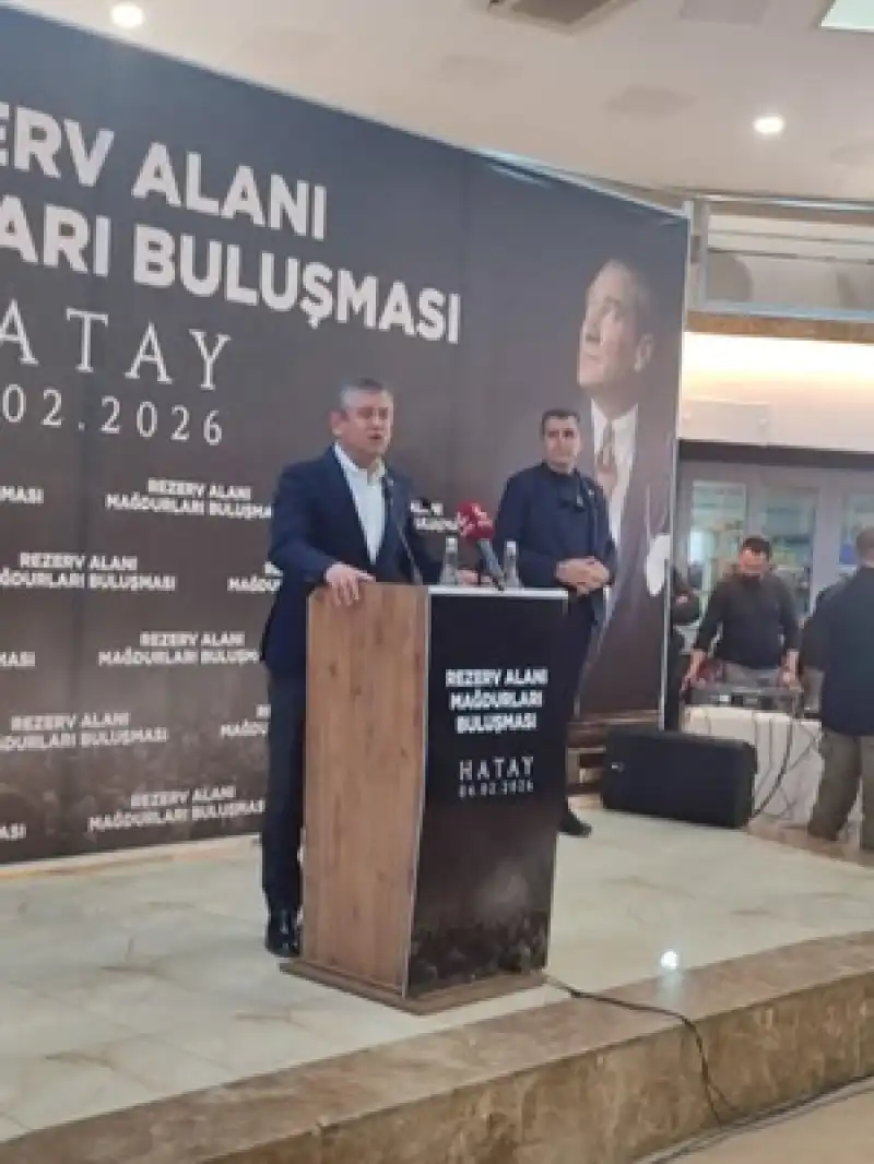 Özgür özel Hatay Da Vatandaşla Buluştu