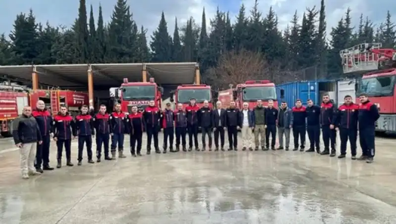 Belen Belediye Başkanı İbrahim Gül’den HBB  İtfaiyesine Ziyaret