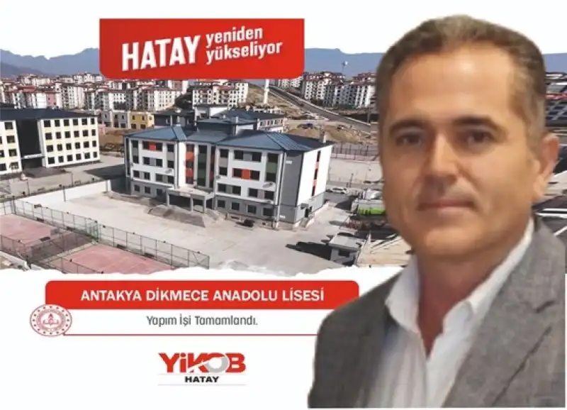 Antakya’da Eğitime Yeni Bir Soluk: Dikmece Anadolu Lisesi Kapılarını Açtı
