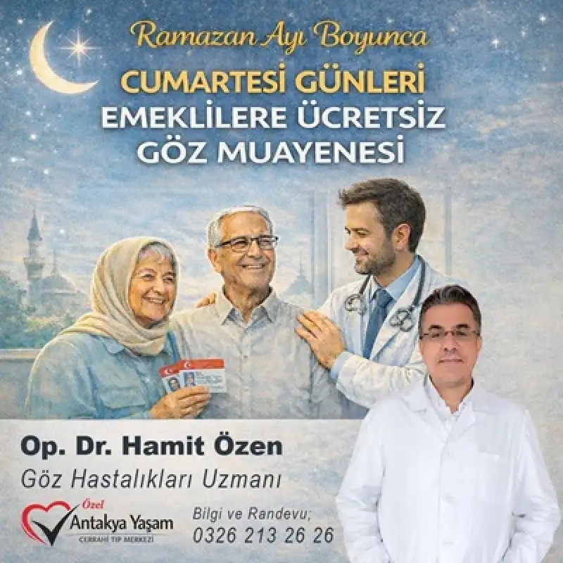 Ramazan Boyunca Emeklilere Ücretsiz Göz Muayenesi