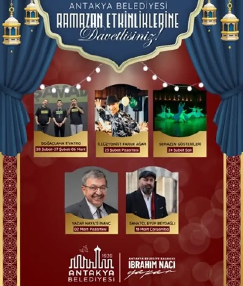 Ramazan’ın Bereketi Ve Coşkusu İftar Sofraları Ve Etkinliklerle Paylaşılacak