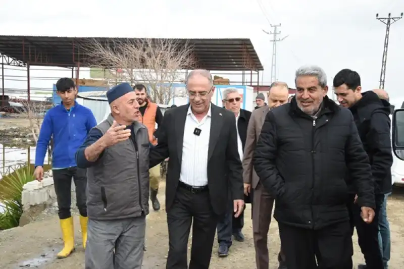 Başkan Yapar’dan Aşağıoba’ya ‘Geçmiş Olsun’ Ziyareti