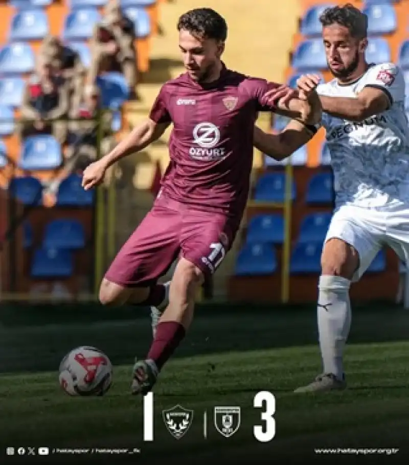 Hatayspor İçin Yenilgiler Sıradanlaştı 1-3