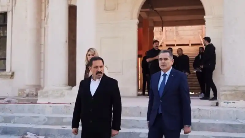 Vali Masatlı Ve Kaymakam Aktaş’tan Tarihi Binaya Inceleme