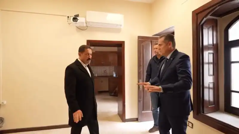 Vali Masatlı Ve Kaymakam Aktaş’tan Tarihi Binaya Inceleme