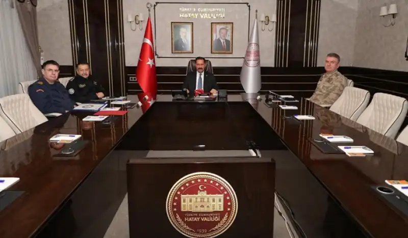 Hatay Dahil Sınır İllerin Valileriyle Kritik Güvenlik Toplantısı!
