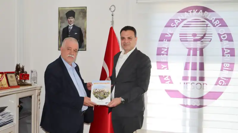 TGC Hatay Temsilciliği’nden HESOB Başkanı Yılmaz’a Ziyaret