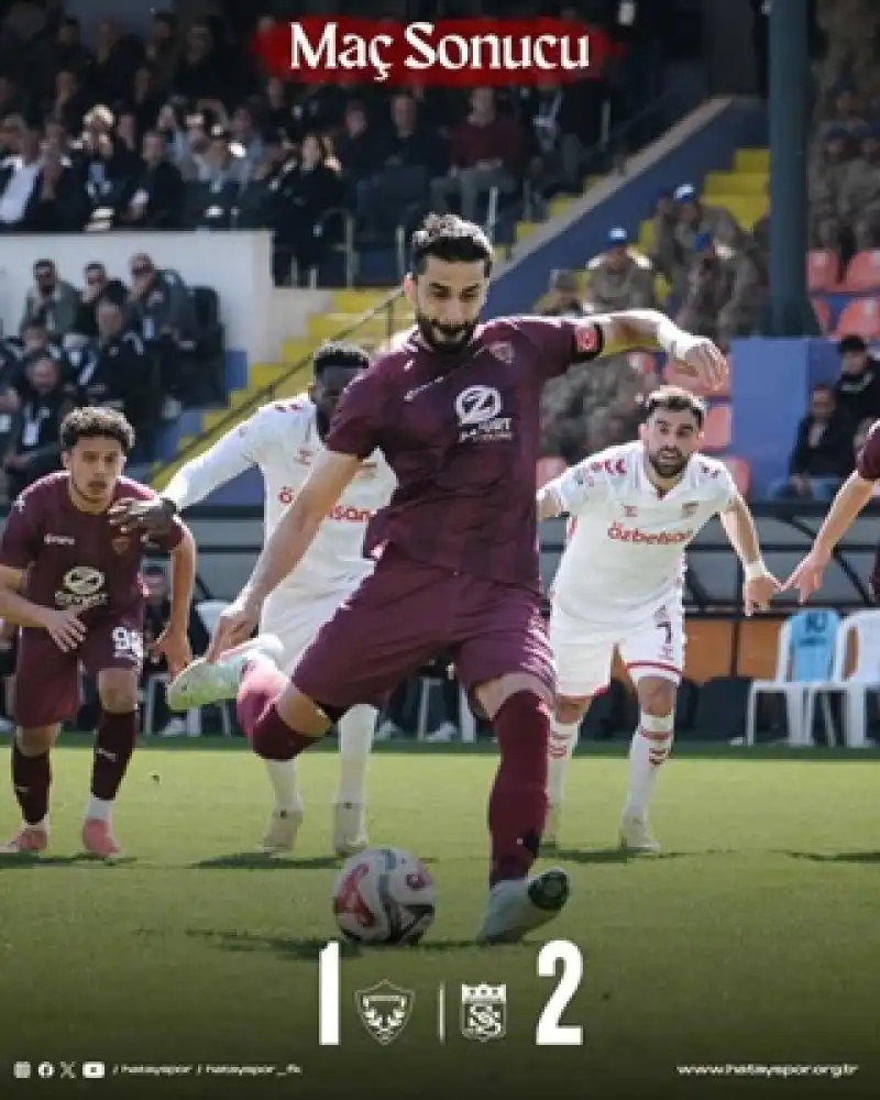 Hatayspor, Kaybetmeyi Alışkanlık Yaptı 1-2