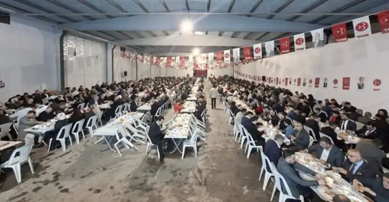 MHP Hatay Teşkilatından Yoğun Katılımlı İftar Programı