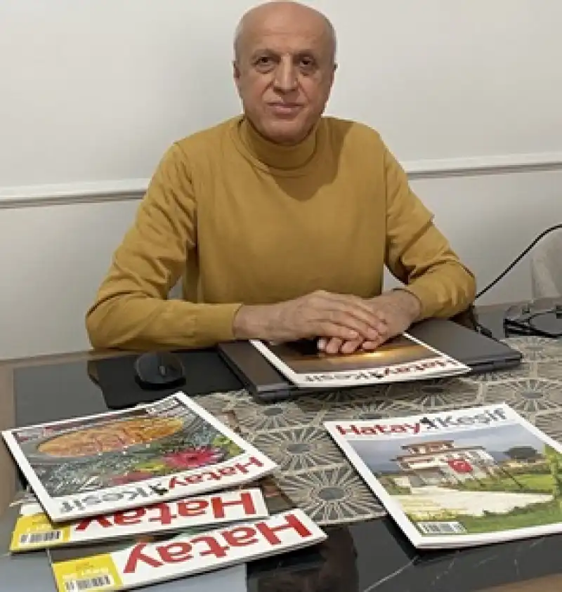 M. Adil Çetin’in “Bir Şehrin Hafızası Hatay Keşif Dergisi” Adlı On Beşinci Kitabı Yayımlandı.