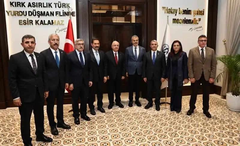 Bakan Güler’den HBB Başkanı Öntürk’e Ziyaret