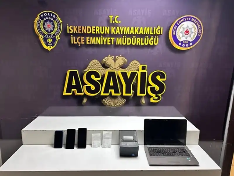 İskenderun’da Yasadışı Bahis Operasyonu: 3 Gözaltı