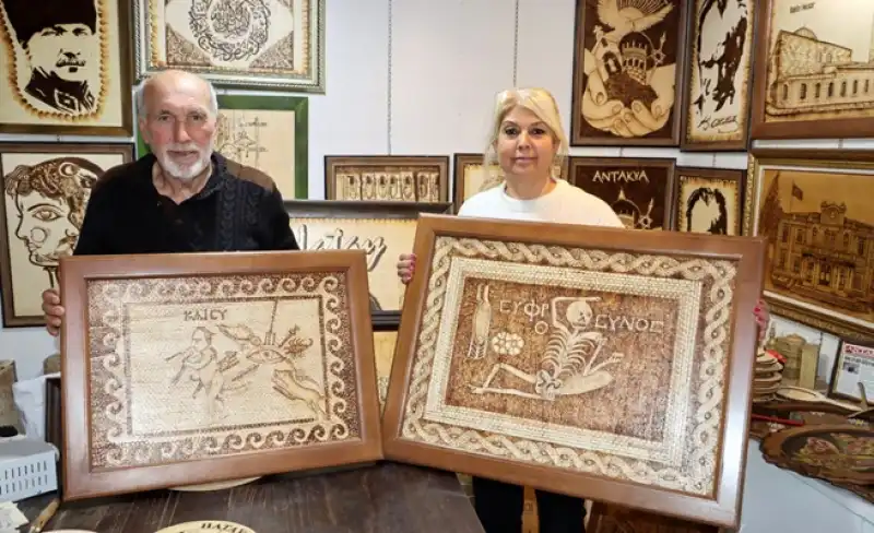 Gülbol Çiftinden Mozaiklere Yakma Resim Yorumu