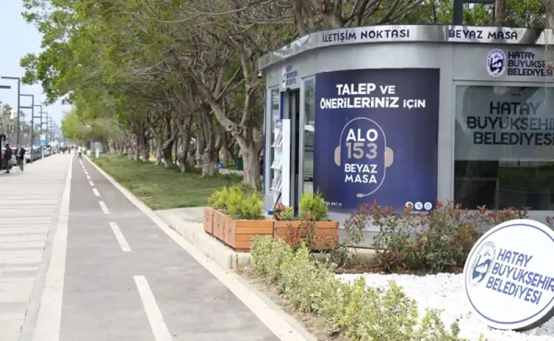 HBB Iletişim Noktası İskenderun Anıt Alanı’nda Hizmetinizde