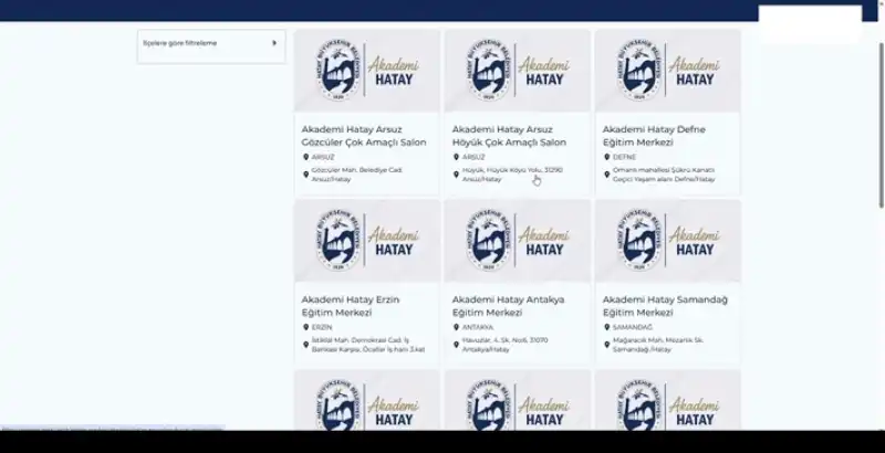 Akademi Hatay Dijitalde Hizmete Açıldı