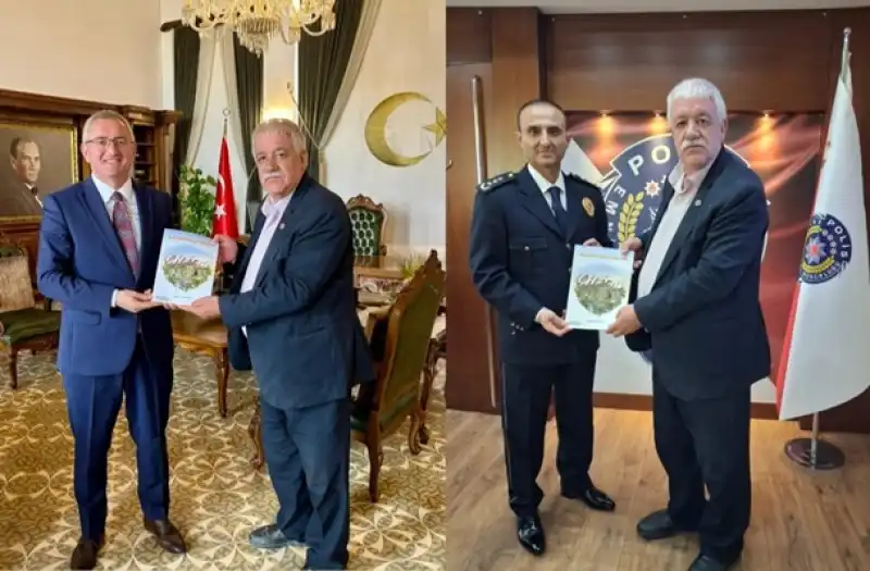 TGC Hatay Temsilcisi Mithat Kalaycıoğlu, Hazırladığı “Hatay Halk Bilimi” Adlı Eserini İskenderun Protokolüne Takdim Etti.