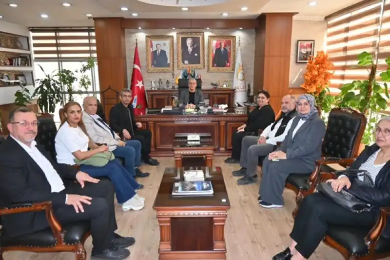 Türk Sağlık-Sen Heyetinden Başkan İbrahim Gül’e Ziyaret