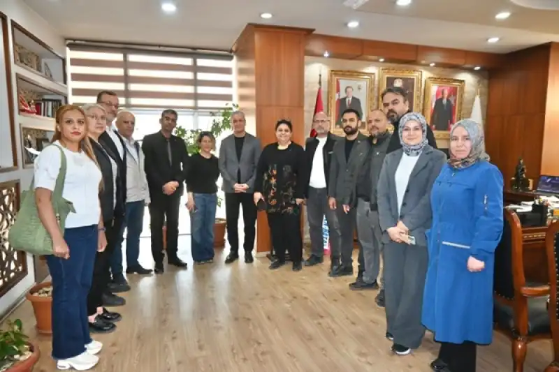 Türk Sağlık-Sen Heyetinden Başkan İbrahim Gül’e Ziyaret