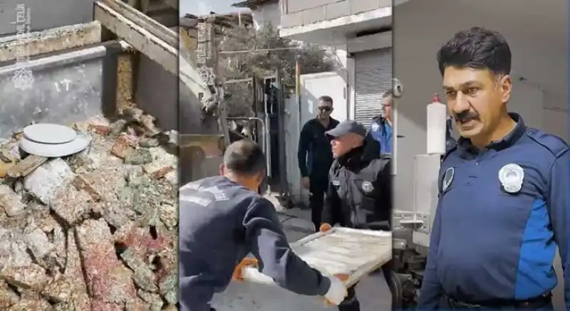 Yıkım Kararı Verilen Evde Şok Görüntü!