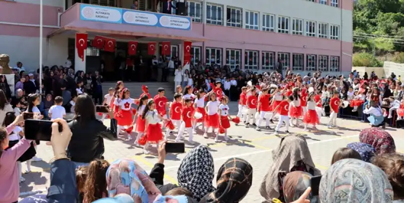 Altınkaya’da 23 Nisan Coşkusu Ve Duygu Dolu Anlar