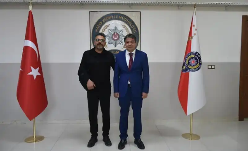 Hatay Muhtarlar Derneği’nden İl Emniyet Müdürü Rüştü Yılmaz’a Ziyaret